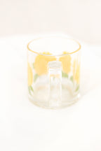 Glass Sunflower Coffee Mug