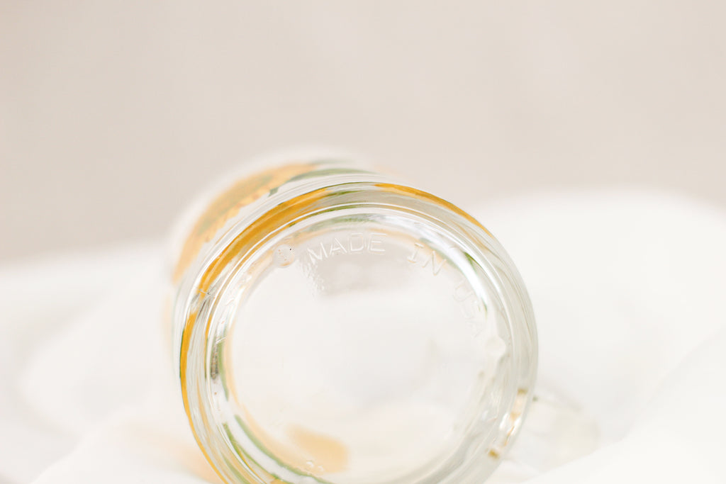 Glass Sunflower Coffee Mug