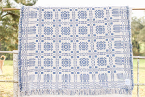 Reversible Snowflake Throw Blanket