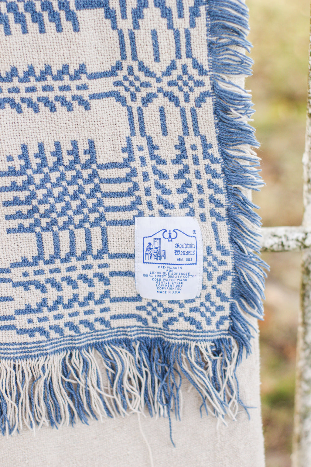 Reversible Snowflake Throw Blanket