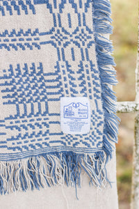 Reversible Snowflake Throw Blanket