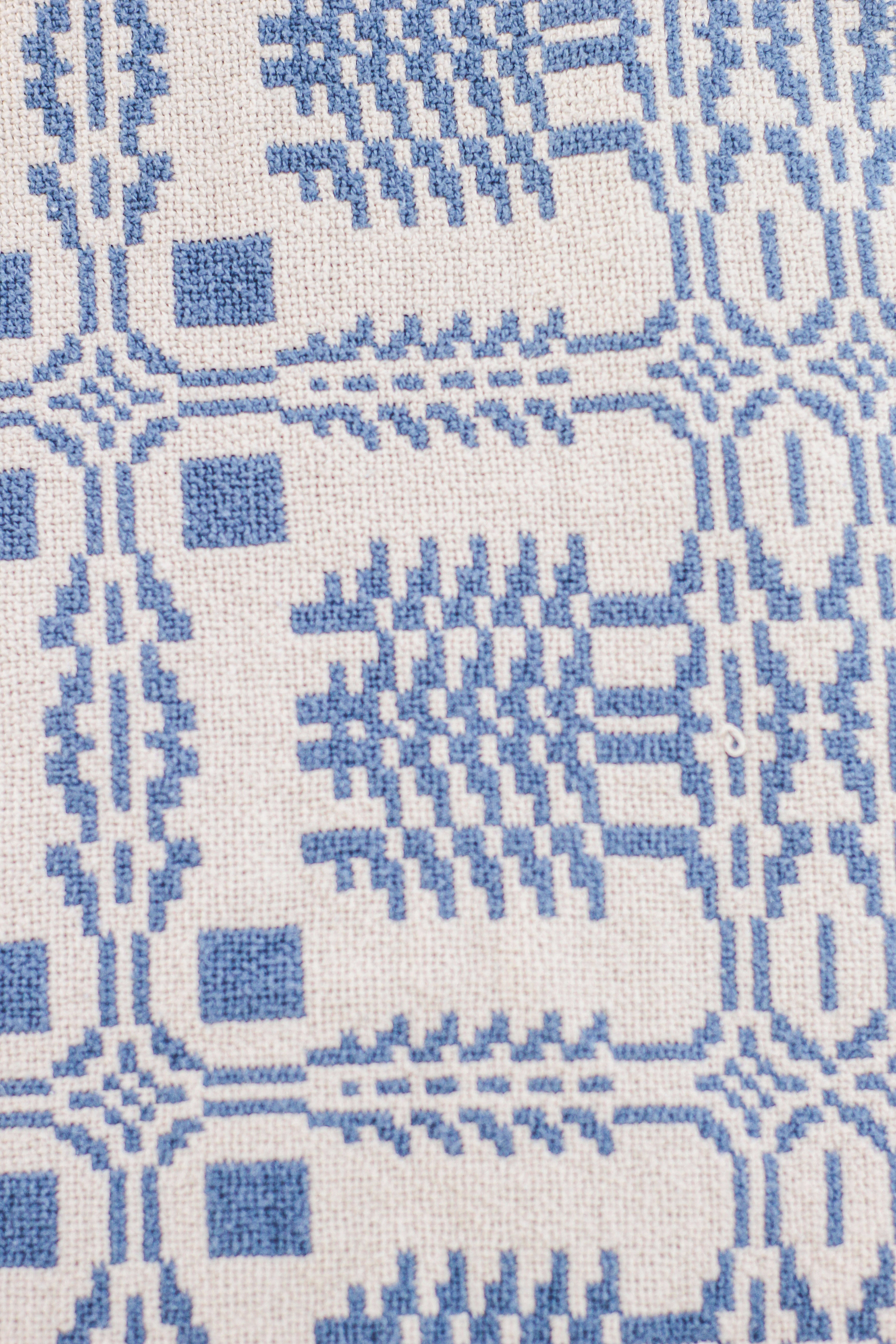 Reversible Snowflake Throw Blanket