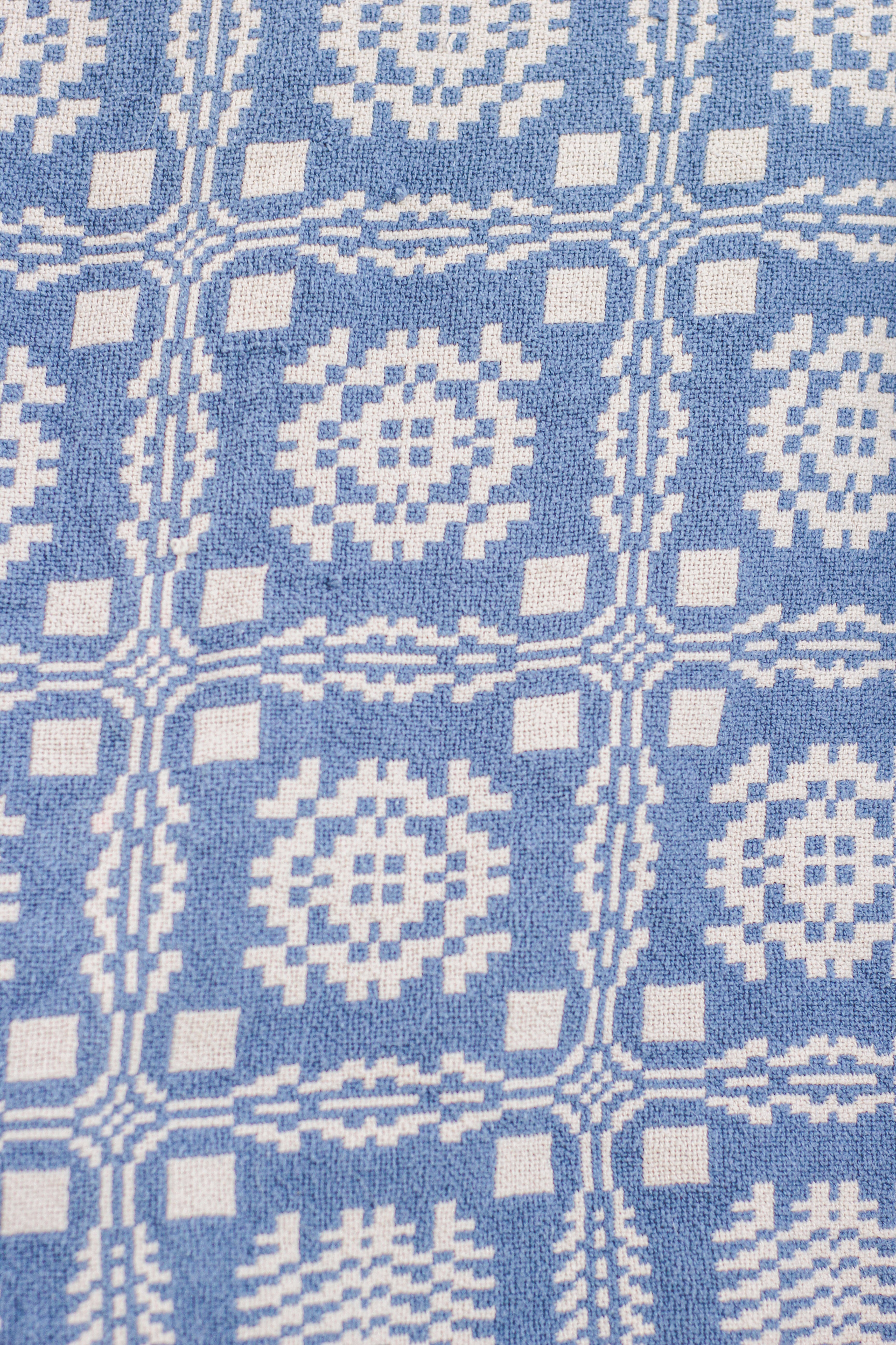 Reversible Snowflake Throw Blanket