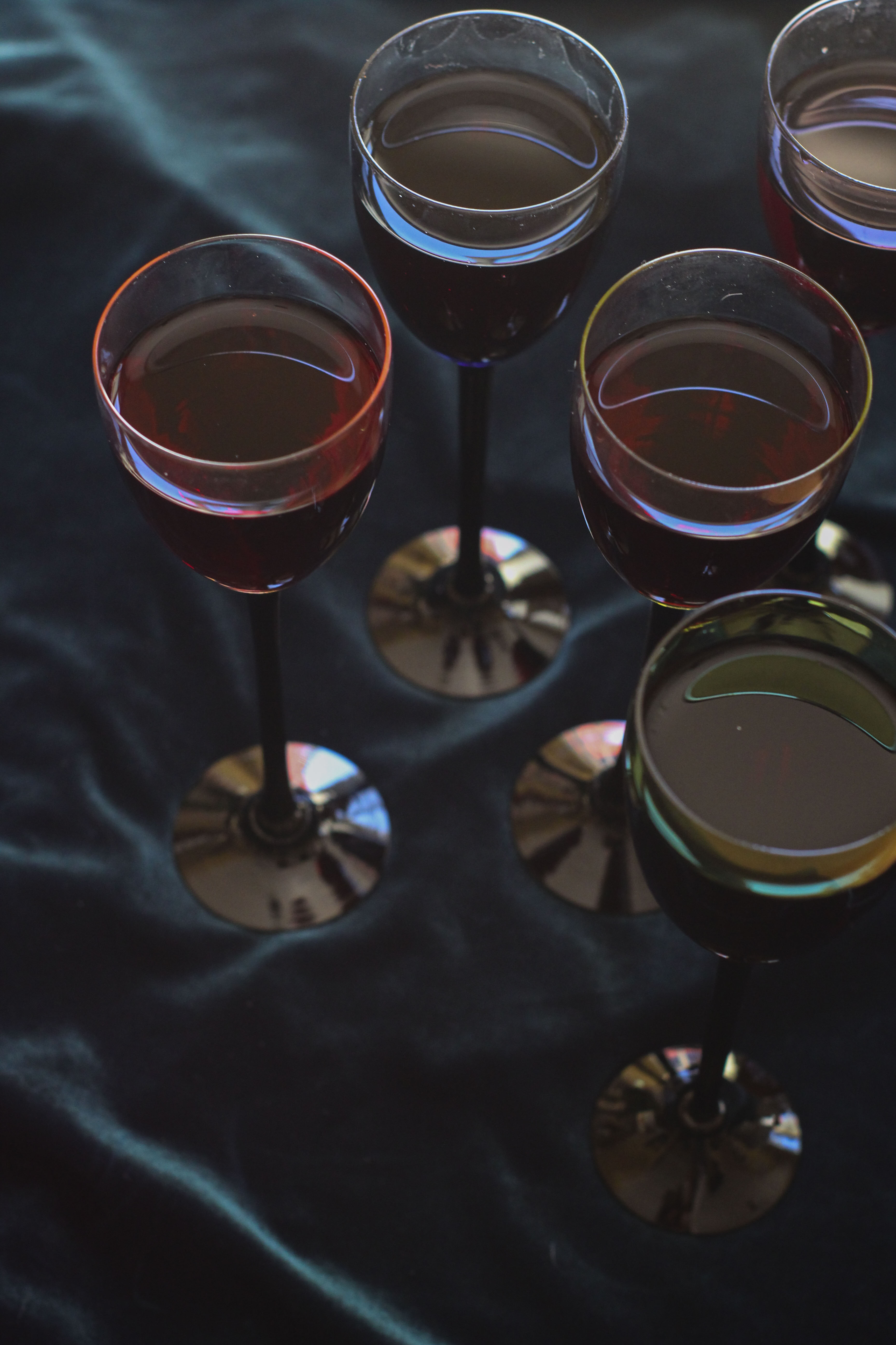 Black Stem Cordial Set
