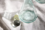Pair of Blue Glass Cruets