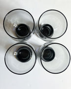 Smokey Federal Glasses - Set of 4