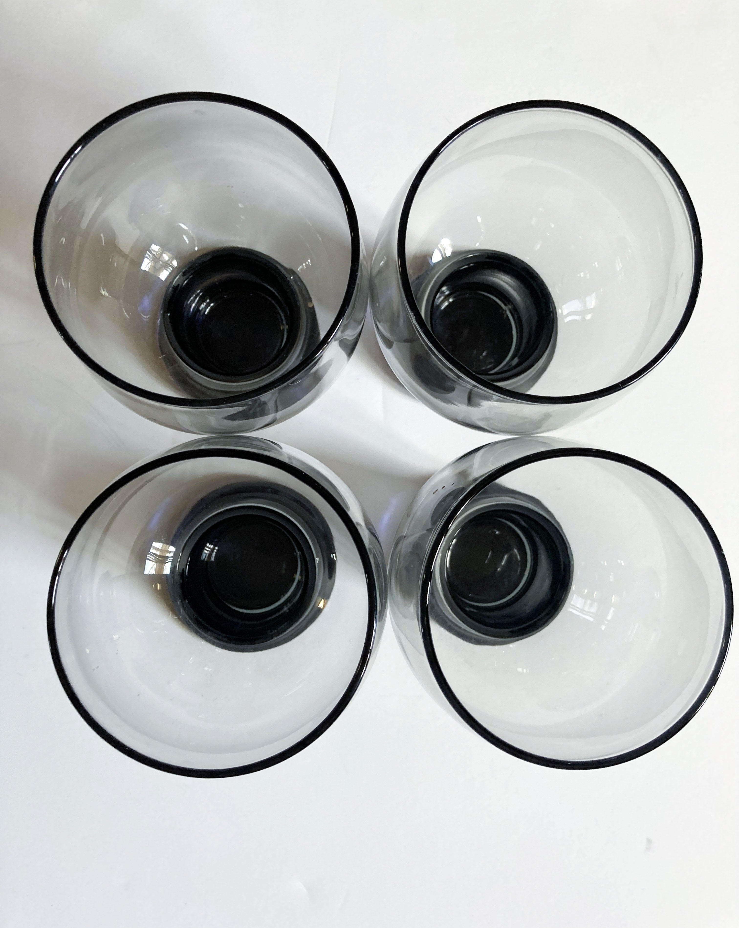Smokey Federal Glasses - Set of 4