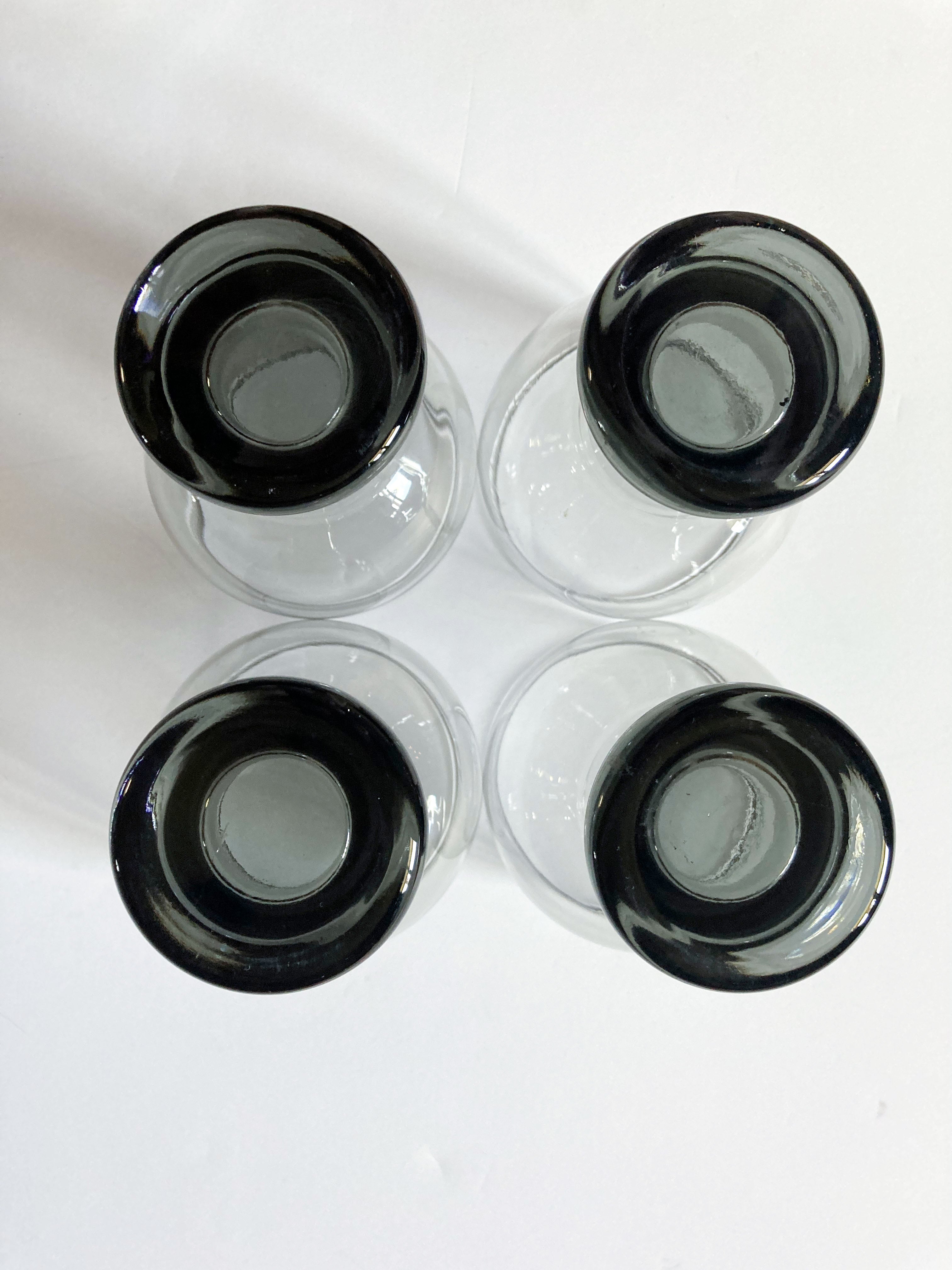 Smokey Federal Glasses - Set of 4