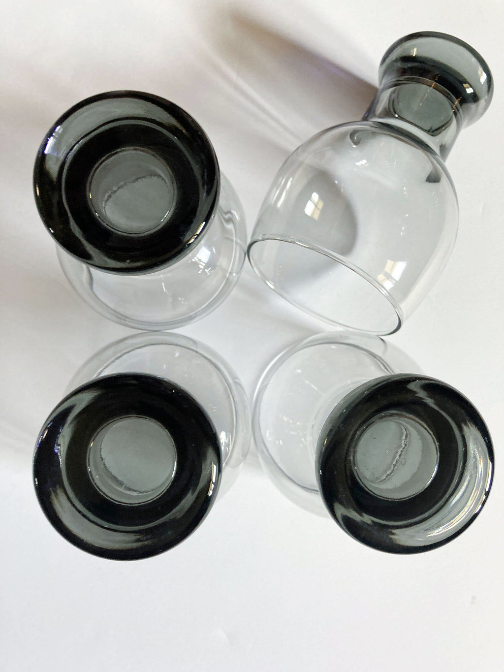Smokey Federal Glasses - Set of 4