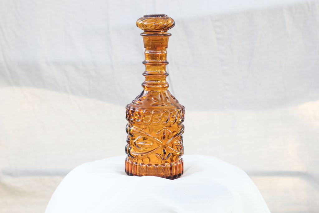 Amber Glass Decanter