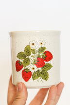 Vintage Strawberry Cup