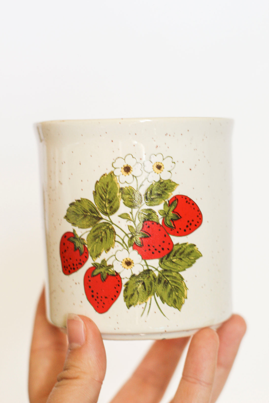 Vintage Strawberry Cup