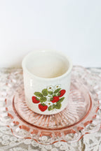 Vintage Strawberry Cup