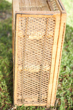 Three Tier Wicker Shelf