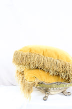 Pair of Mustard Yellow Throw Pillows