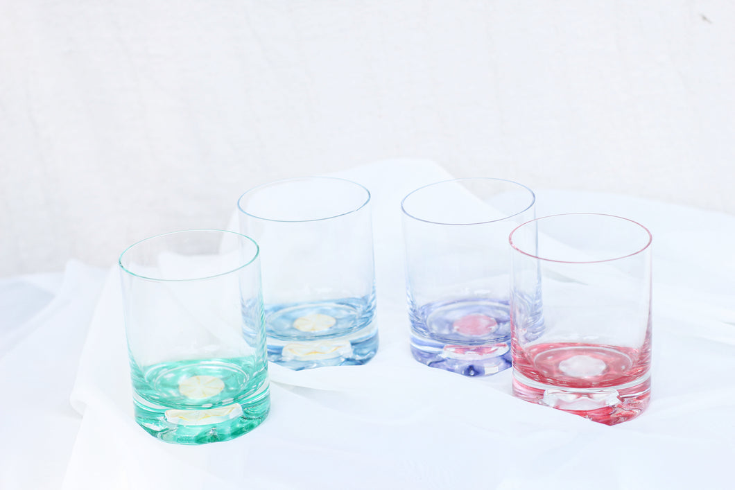 Rainbow Colored Glass Set