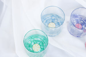 Rainbow Colored Glass Set