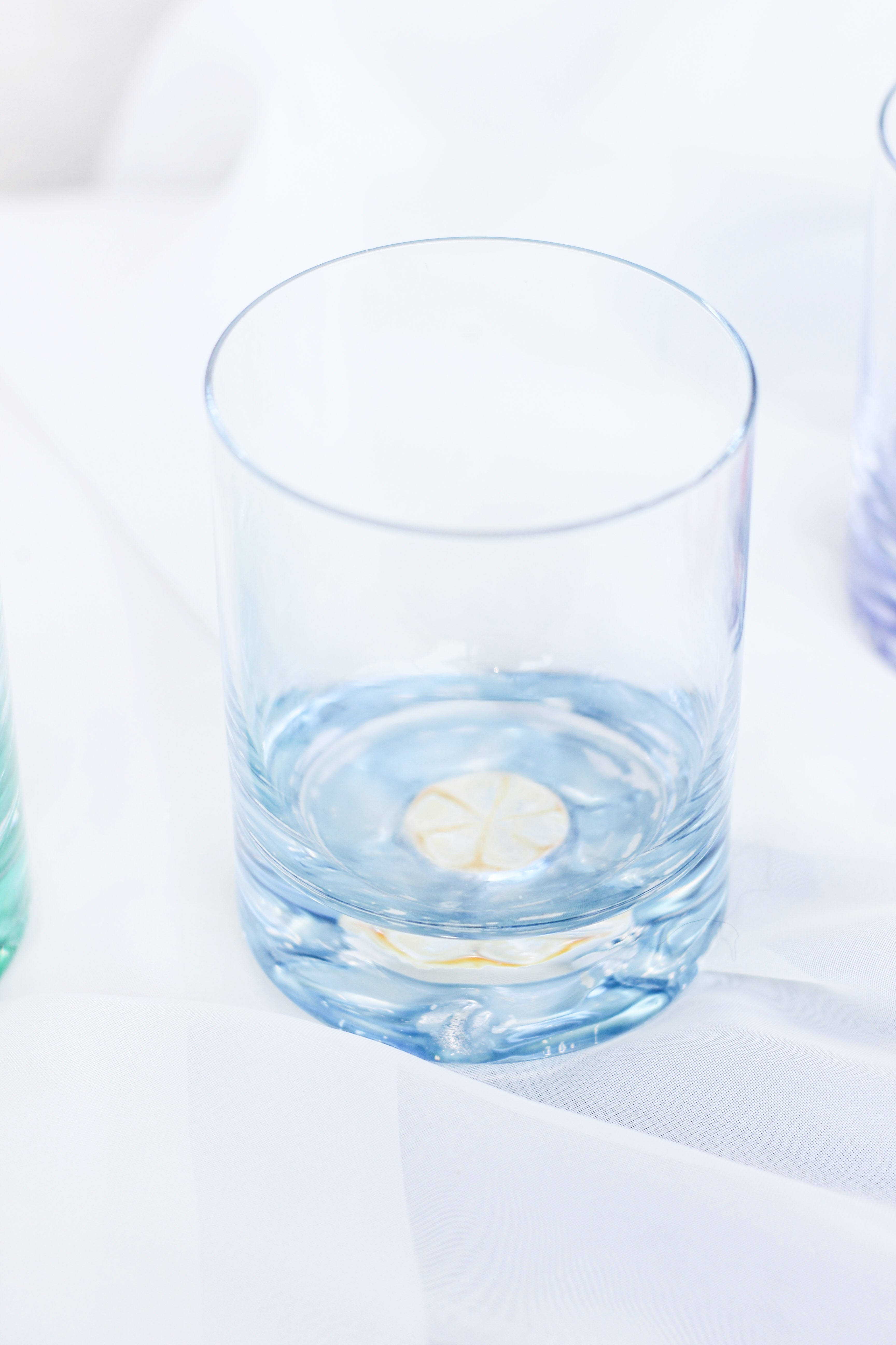 Rainbow Colored Glass Set