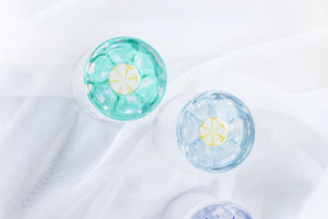 Rainbow Colored Glass Set