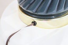 Load image into Gallery viewer, Navy Blue Art Deco Lamp
