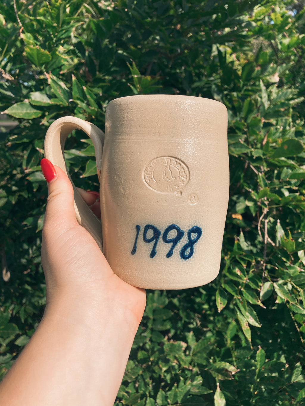 Stoneware Snowman Mug