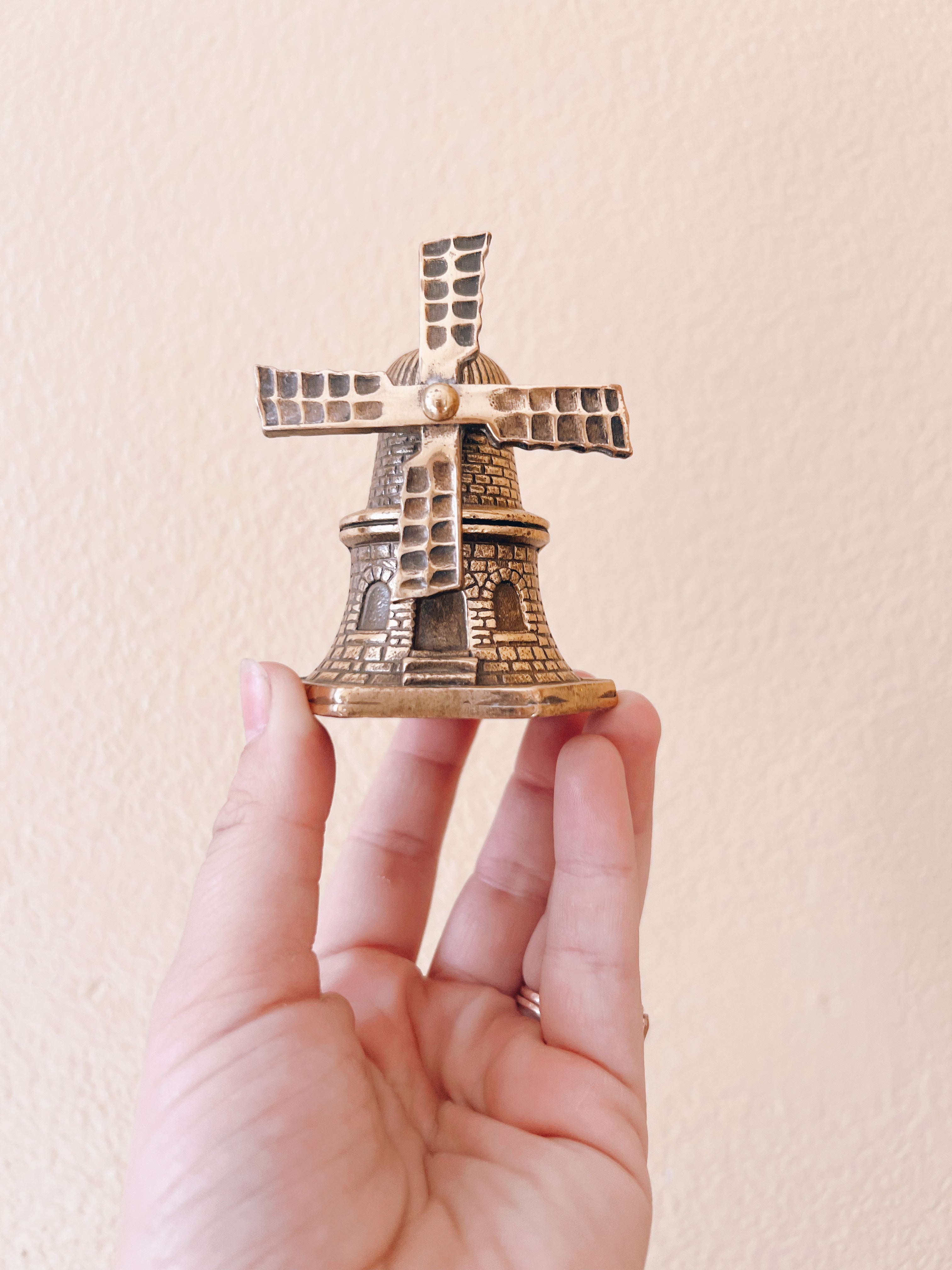 Little Brass Windmill Bell