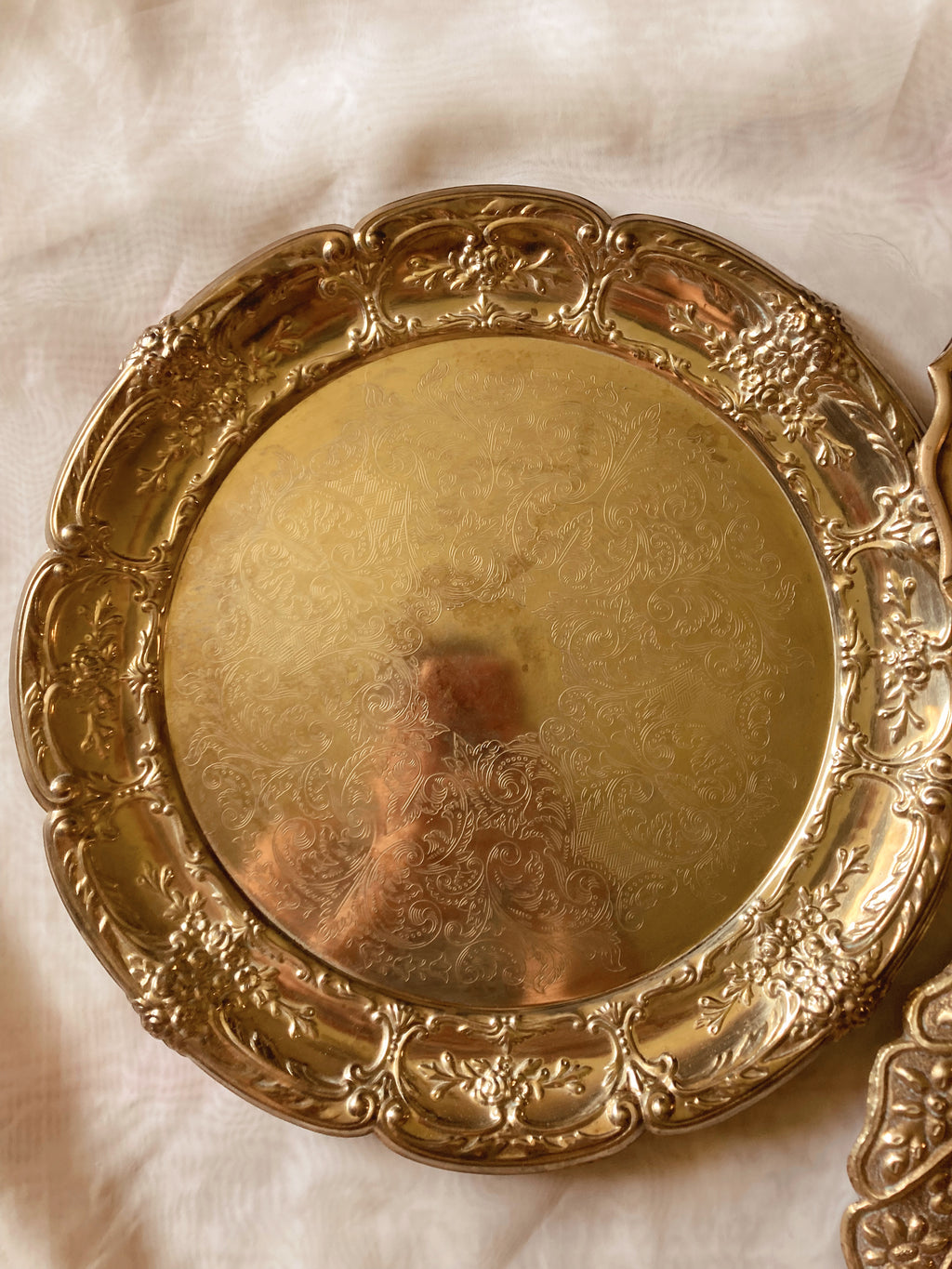 Brass Platter Set