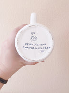 Blue and White Coffee Mug