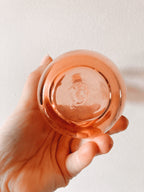 Little Pink Glass Pitcher