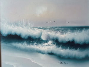 Original Framed Beach Paintings