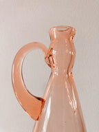 Little Pink Glass Pitcher